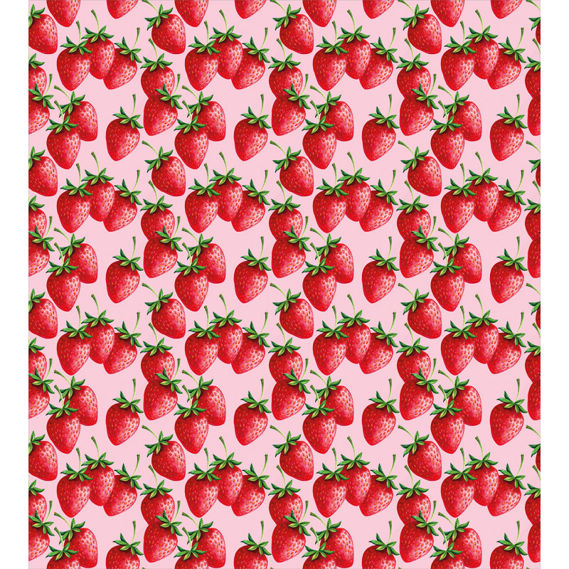 Juicy Strawberries Fruit Duvet Cover Set