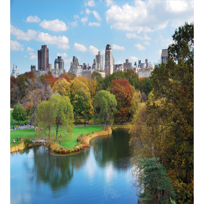 Central Park Autumn Duvet Cover Set