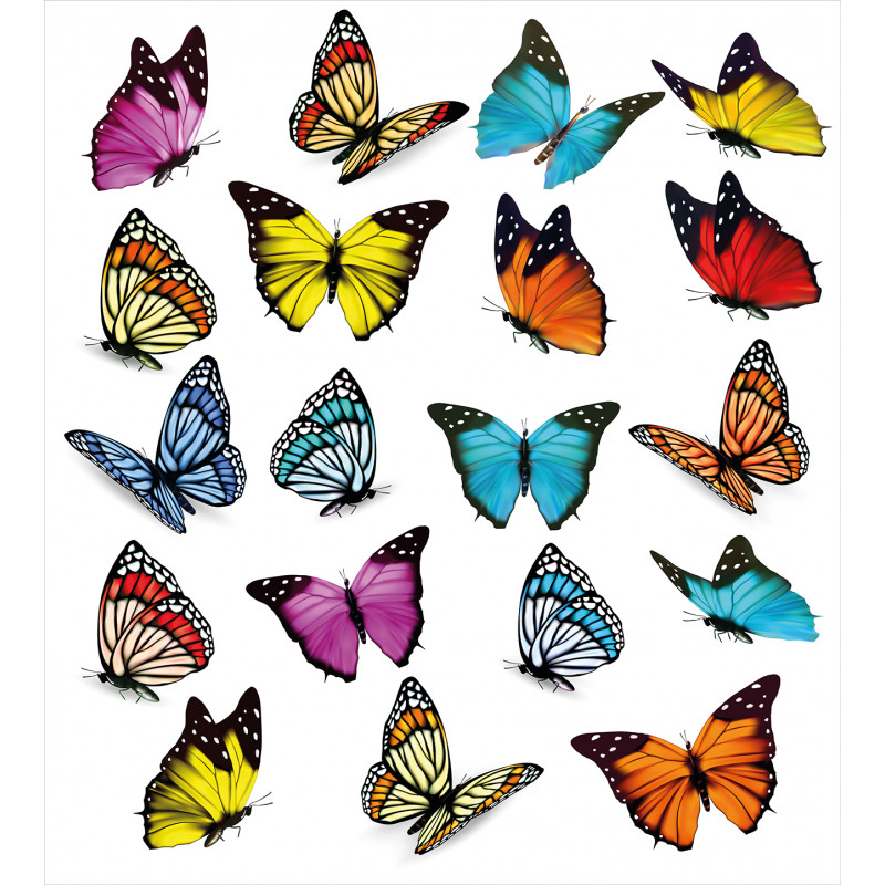 Butterflies Composition Duvet Cover Set