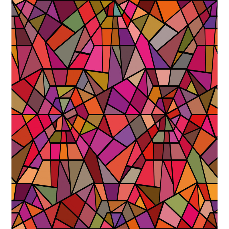 Vitray Mosaic Triangle Duvet Cover Set