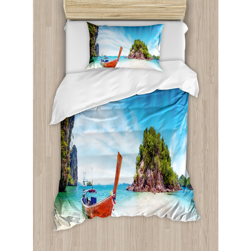 Exotic Beach Thailand Duvet Cover Set