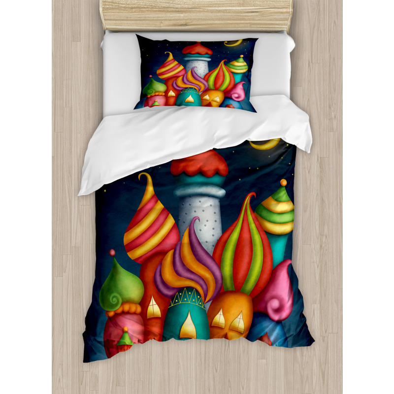 Oriental Castles Moon Duvet Cover Set