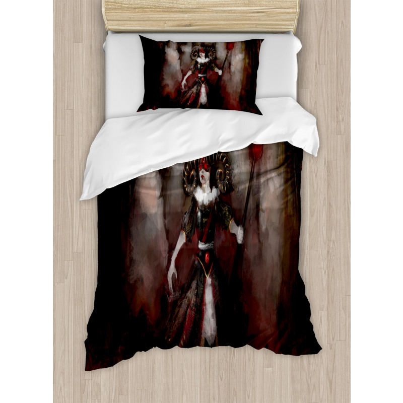 Medieval Evil Woman Myth Duvet Cover Set