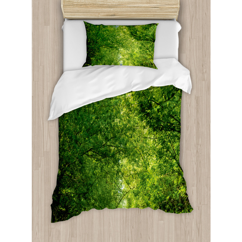 Fresh Canopy Forest Duvet Cover Set