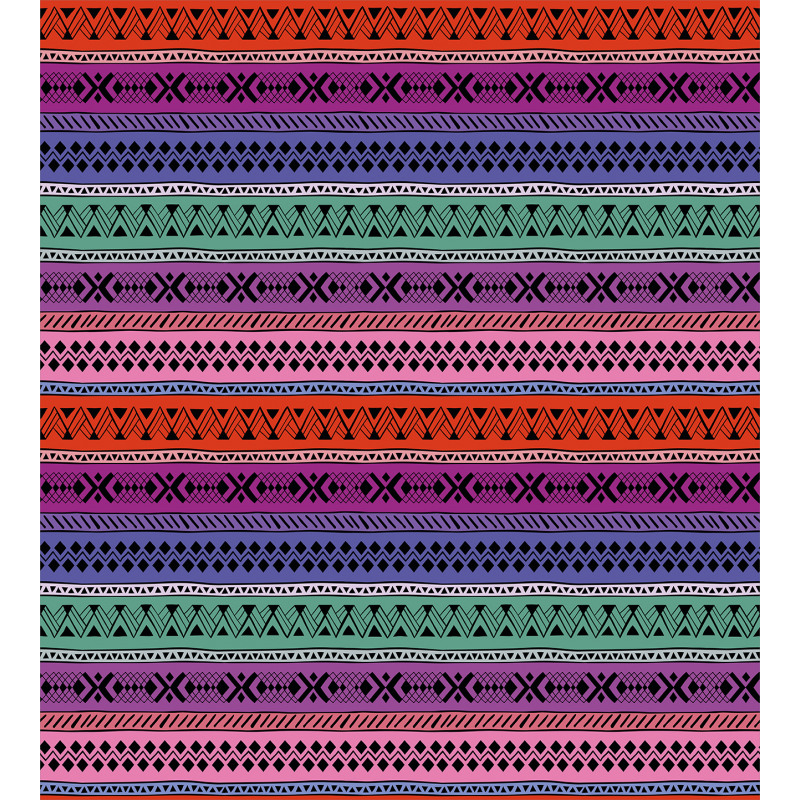 Geometric Colorful Duvet Cover Set