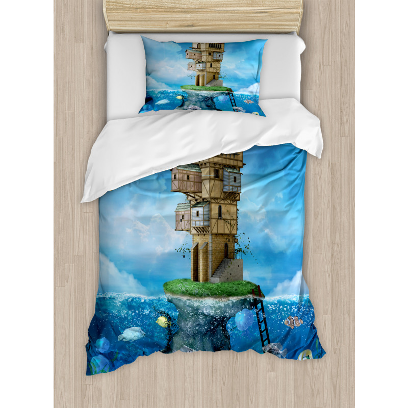 Fantasy Fisherman House Duvet Cover Set