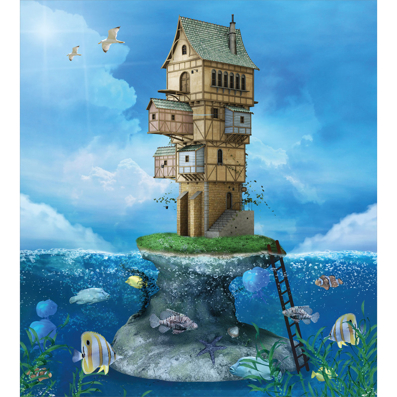Fantasy Fisherman House Duvet Cover Set