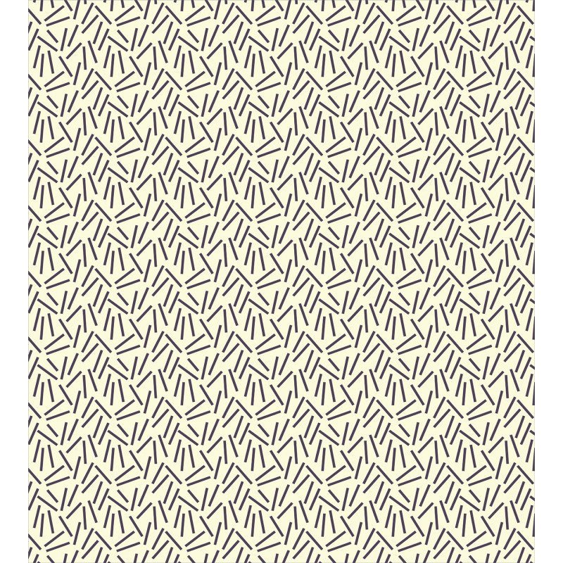 Black Lines Modern Art Duvet Cover Set