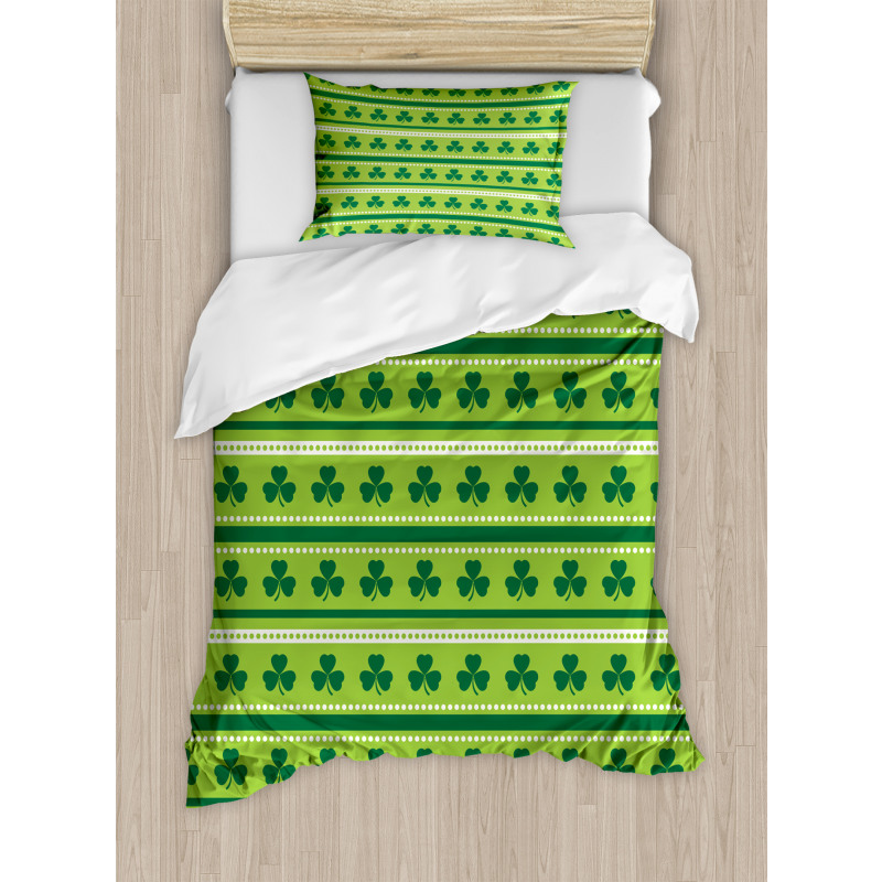 Traditional Irish Clovers Duvet Cover Set