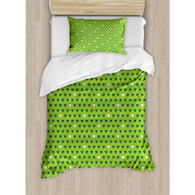 Fun Small Hearts Duvet Cover Set