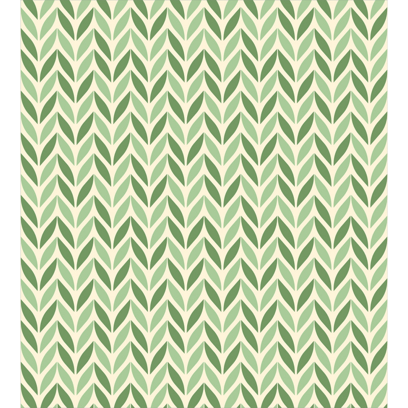 Symmetric Green Duvet Cover Set