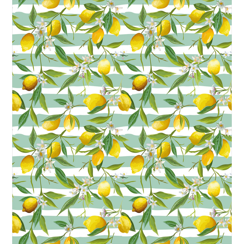 Blooming Lemon Tree Duvet Cover Set