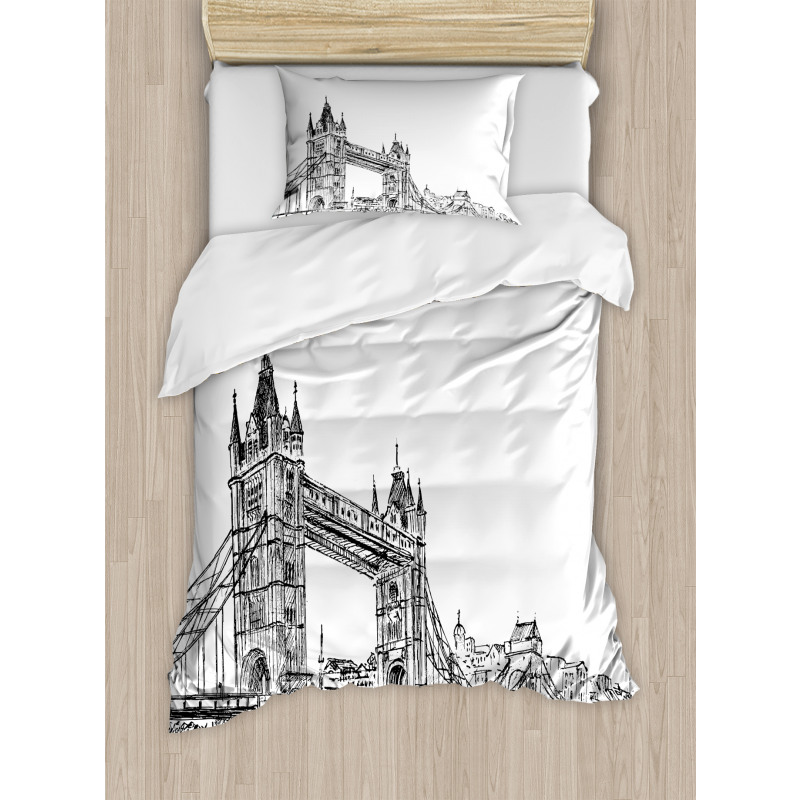 Tower Bridge UK Scenery Duvet Cover Set