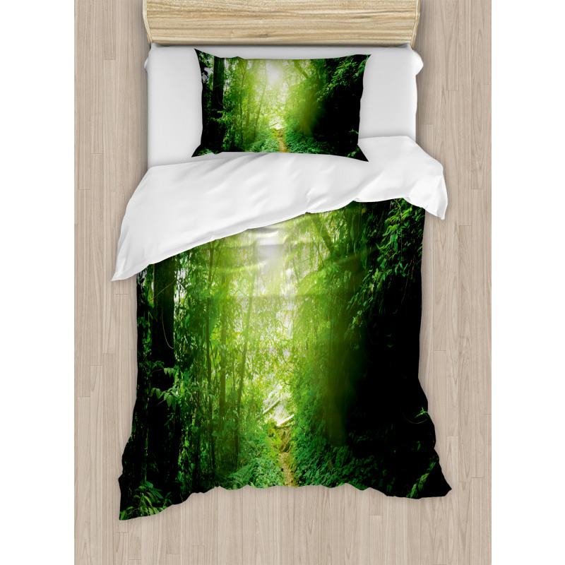 Way in Jungle of Malaysia Duvet Cover Set