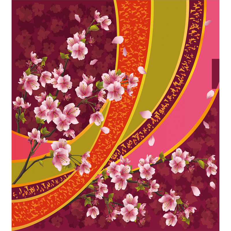Sakura Blossom Japanese Duvet Cover Set