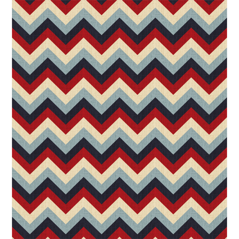 Retro Abstract Stripes Duvet Cover Set