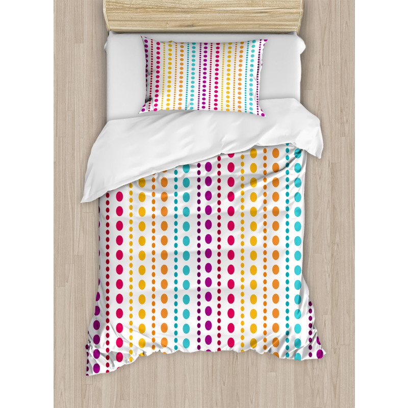 Half Toned Polka Dots Duvet Cover Set