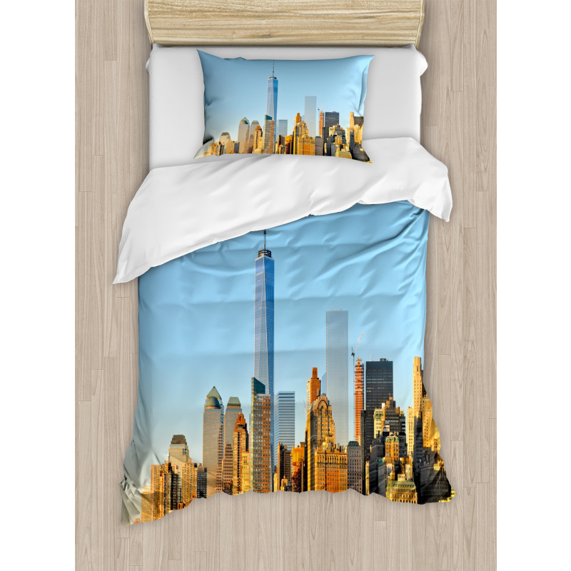 New York City Skyline Duvet Cover Set