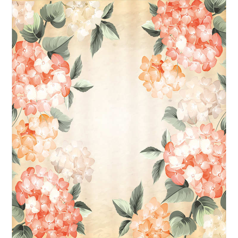 Blooming Hydrangea Flowers Duvet Cover Set