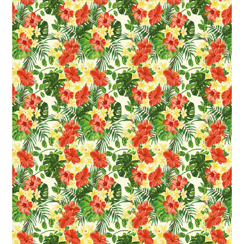 Exotic Flowers Pattern Duvet Cover Set