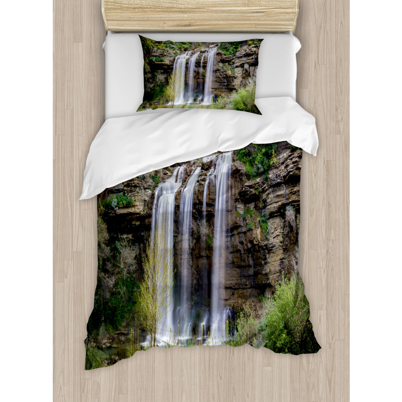Waterfall Forest Sicily Duvet Cover Set