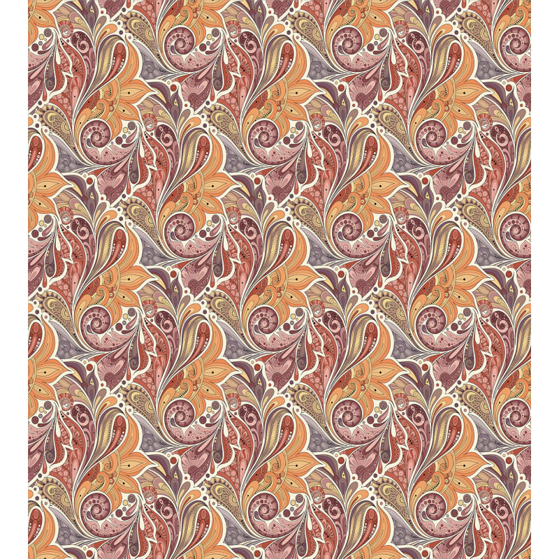 Paisley Leaf Pattern Duvet Cover Set