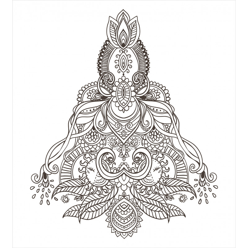 Lotus Sun Art Design Duvet Cover Set