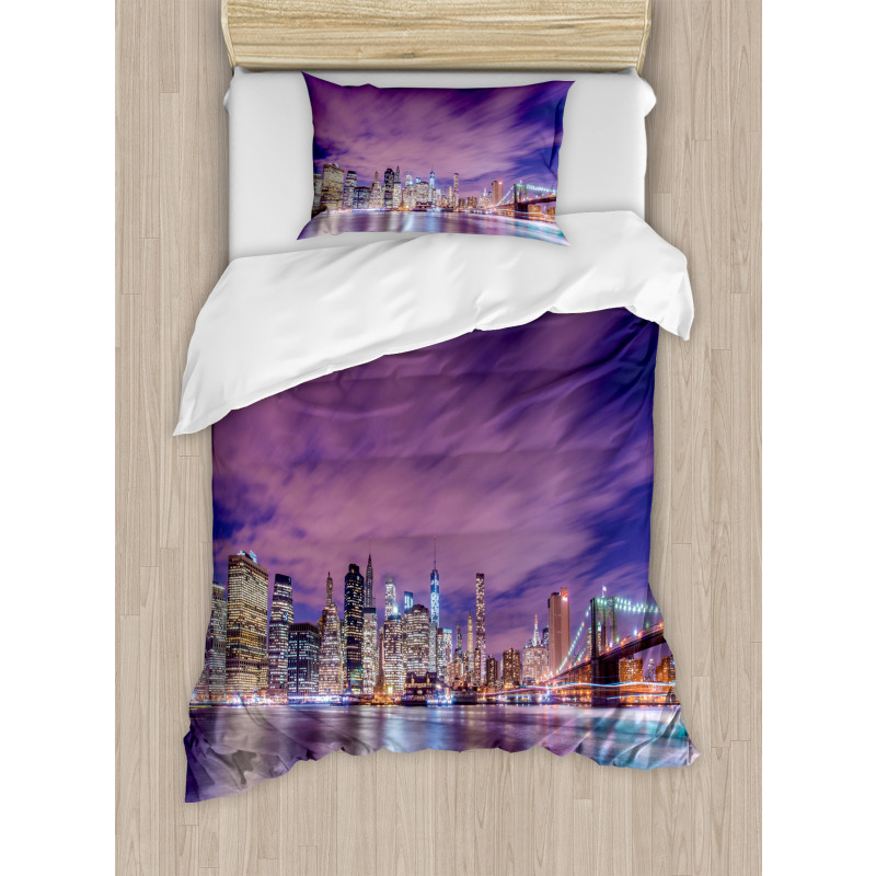 New York City Landmarks Duvet Cover Set