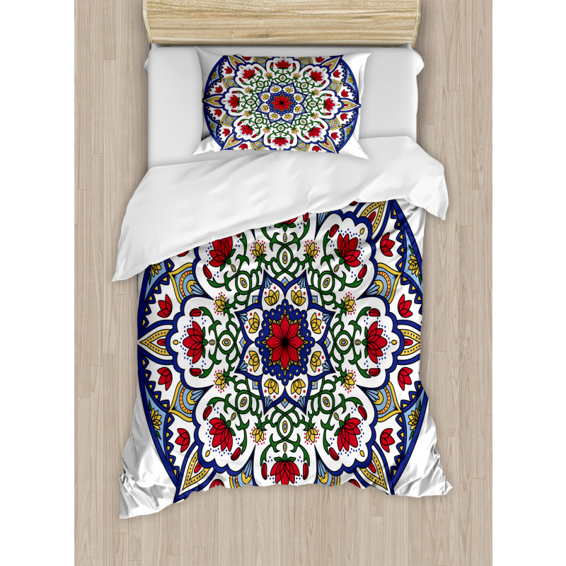 Mandala Lotus Duvet Cover Set