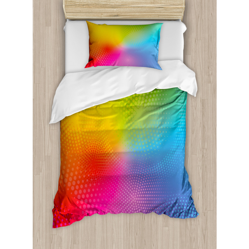 Vibrant Radiant Colors Duvet Cover Set