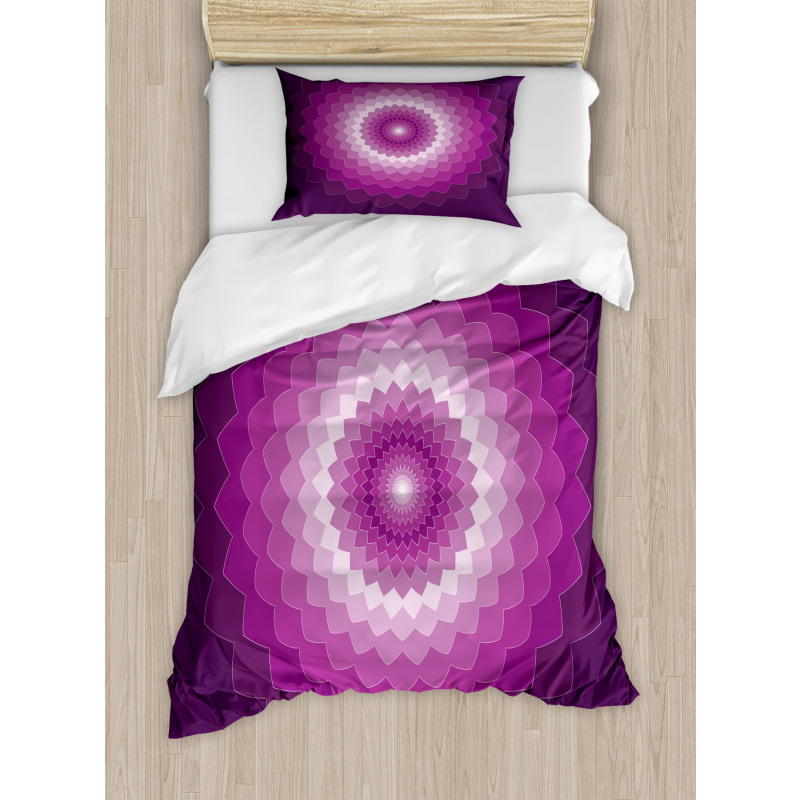 Optical Carnation Duvet Cover Set