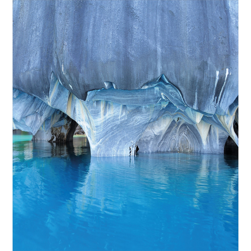 Marble Caves Lake in Chile Duvet Cover Set