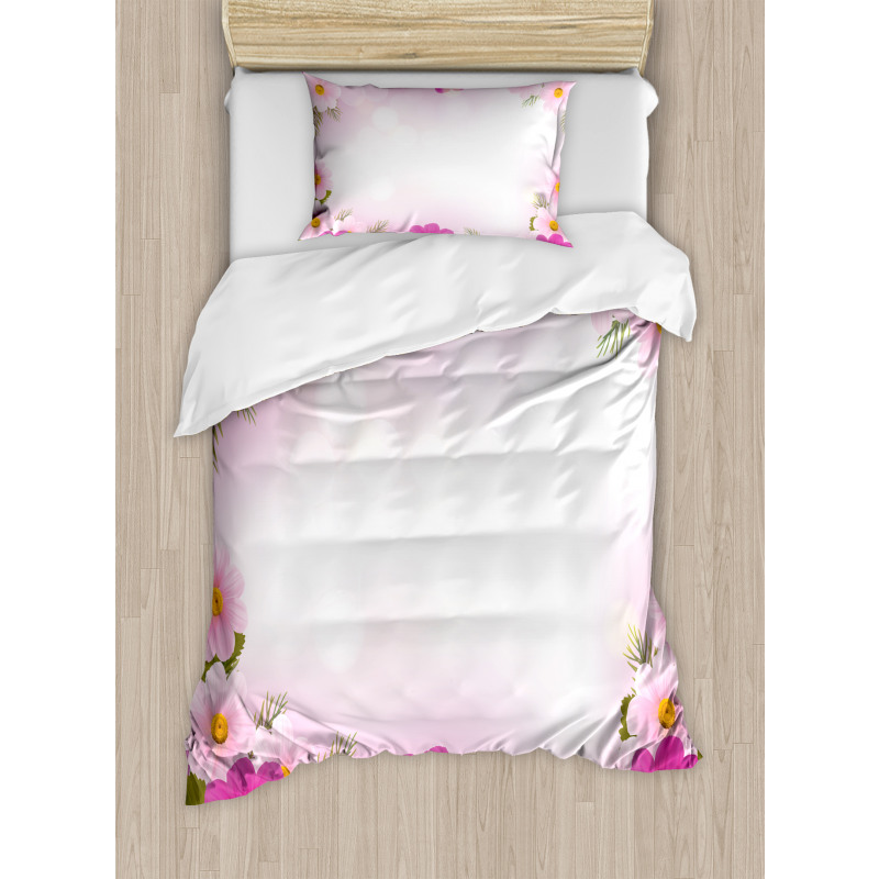 Romantic Daisies Framework Duvet Cover Set