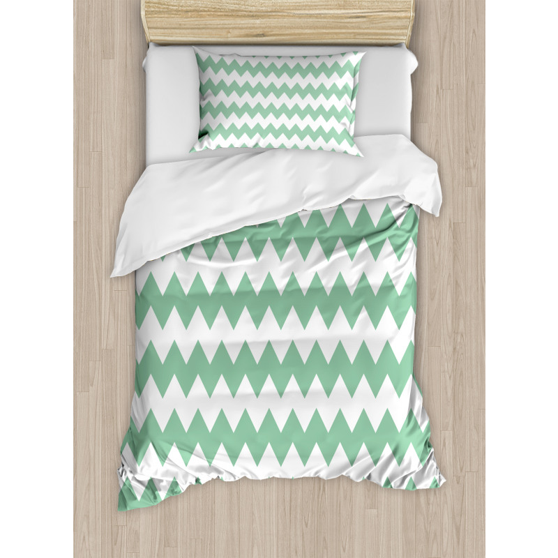 Zigzag Twisty Modern Duvet Cover Set