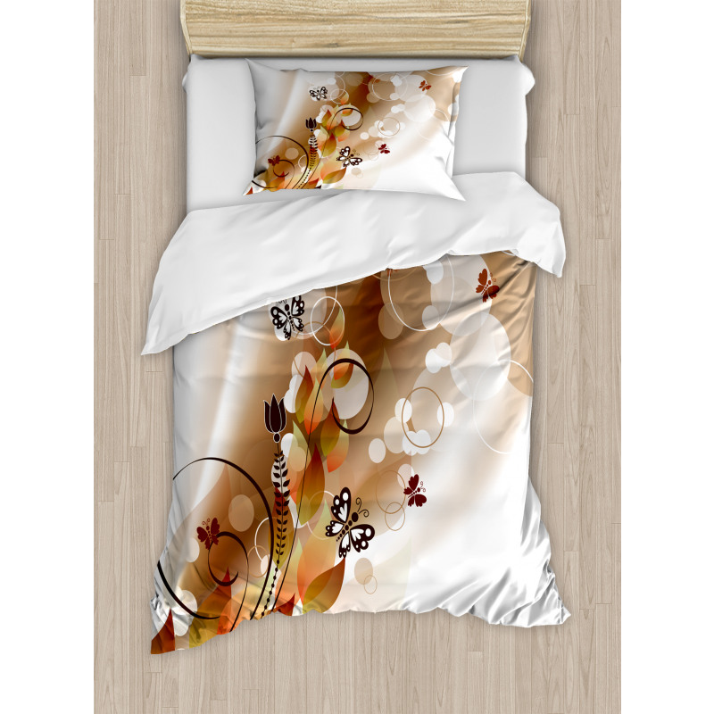 Spring Themed Abstraction Duvet Cover Set