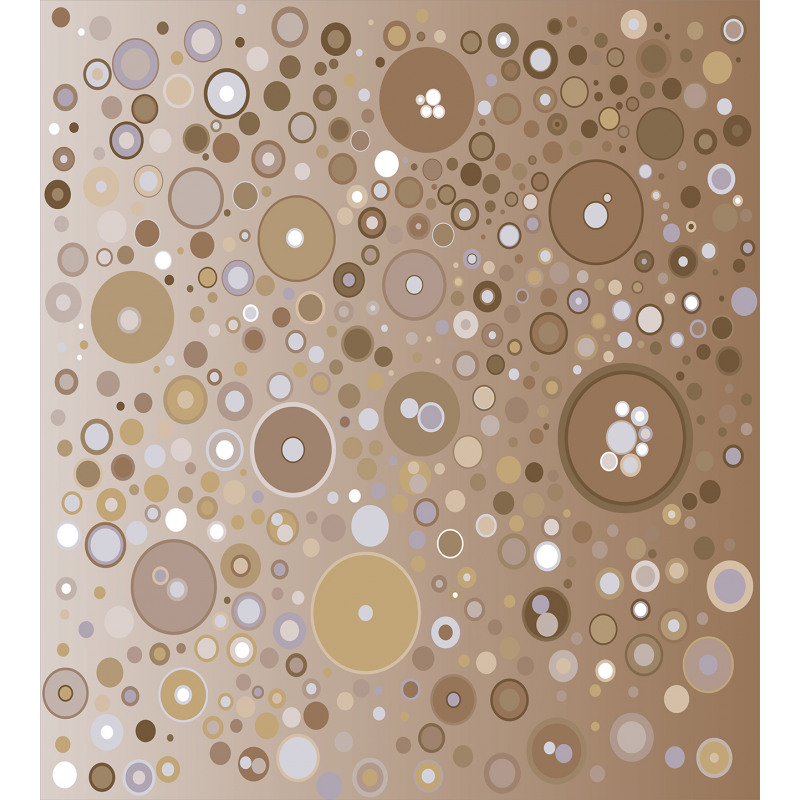 Bubble Like Circles Dots Duvet Cover Set