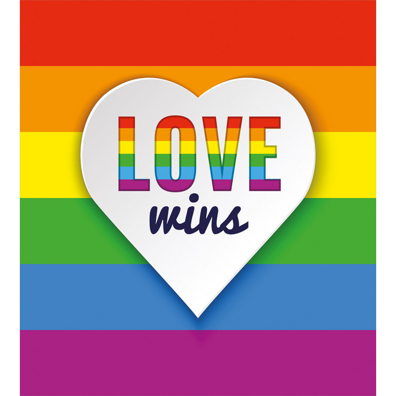 LGBT Pride Love Wins Duvet Cover Set