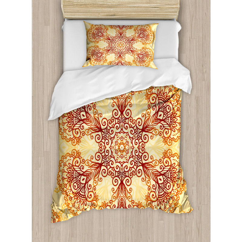 Oriental Vintage Ornaments Duvet Cover Set