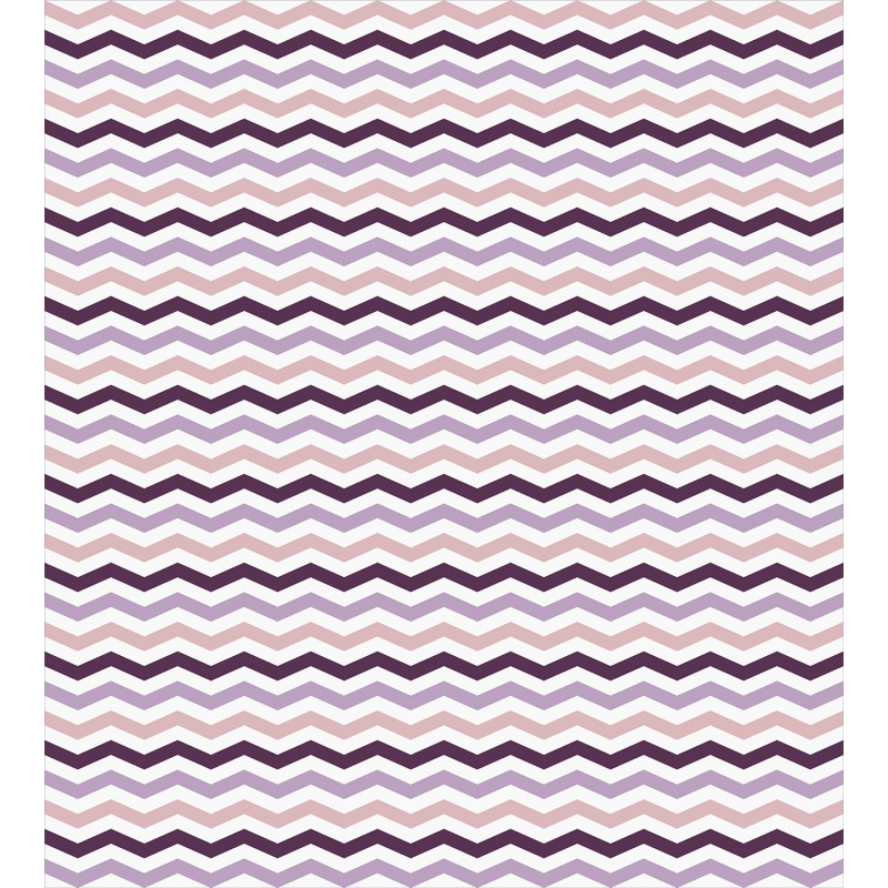 Zig Zag Waves Shapes Duvet Cover Set