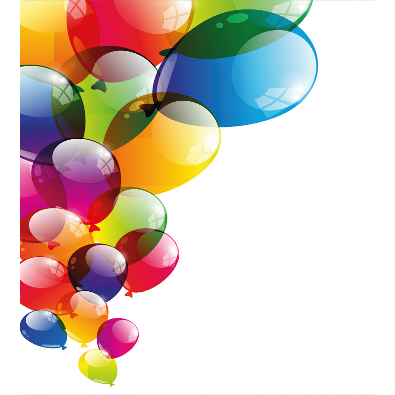 Vibrant Balloons Joy Duvet Cover Set