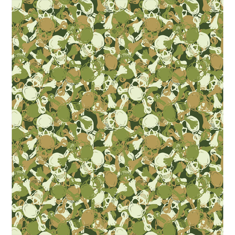 Sketchy Spooky Camouflage Duvet Cover Set