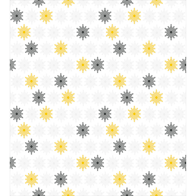 Sun Flowers Dots Duvet Cover Set