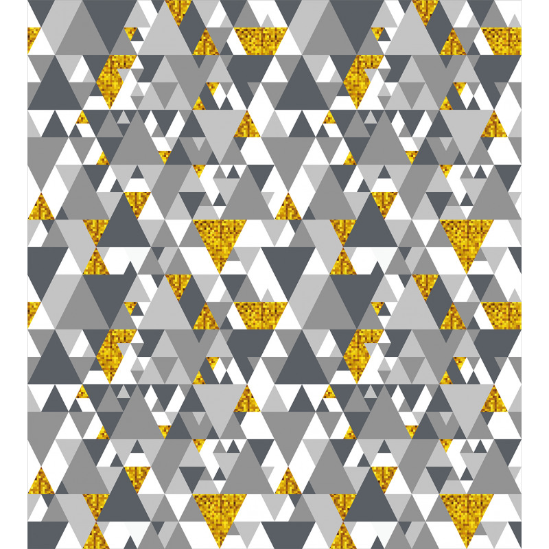 Zig Zag Triangles Duvet Cover Set