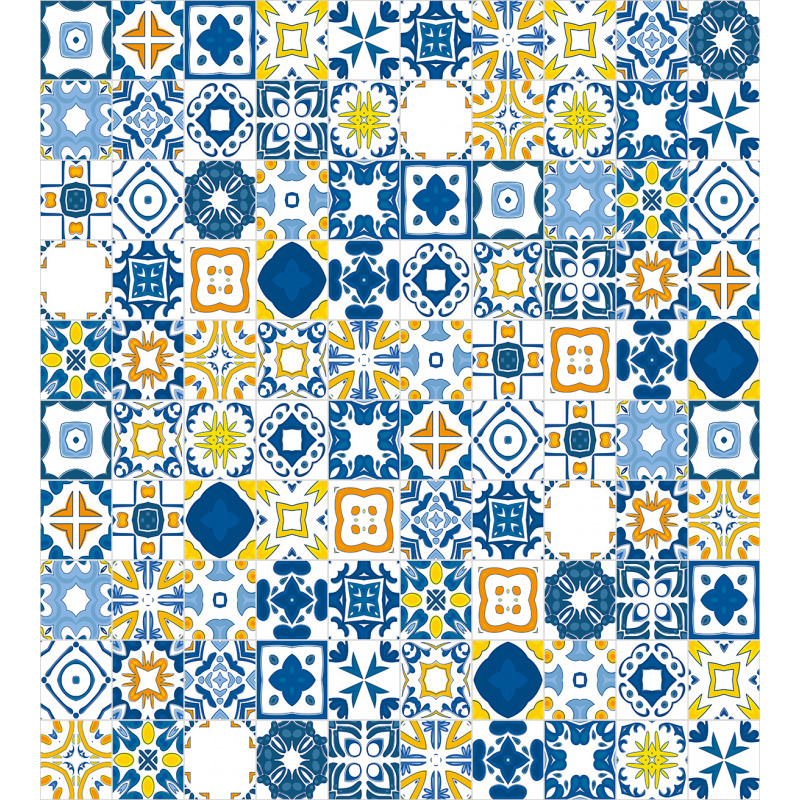 Mosaic Azulejo Duvet Cover Set