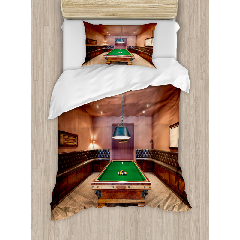 Pool Table Billiard Duvet Cover Set
