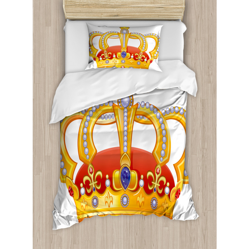 Majestic Royal Sign Crown Duvet Cover Set