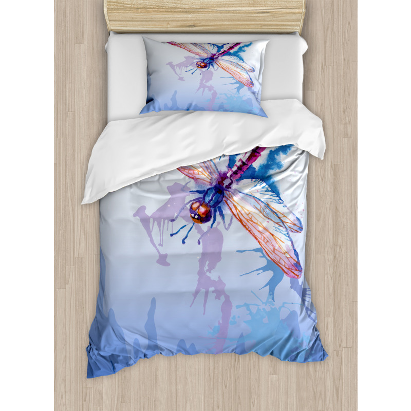 Abstract Dragonfly Duvet Cover Set