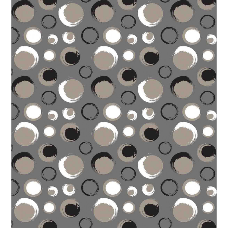 Dots Brushstrokes Grunge Duvet Cover Set