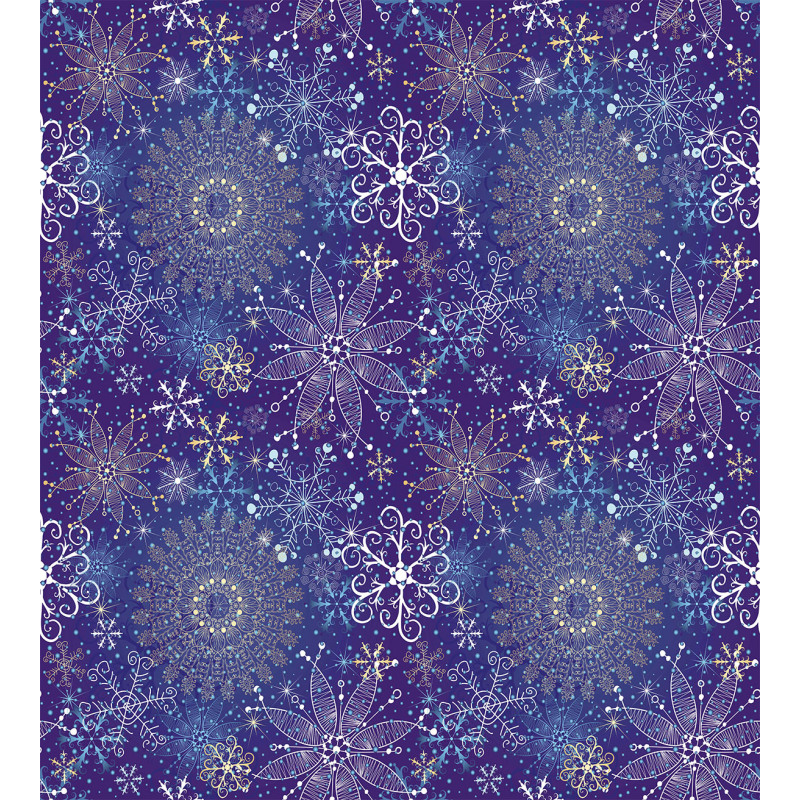 Snowflakes Xmas Art Duvet Cover Set