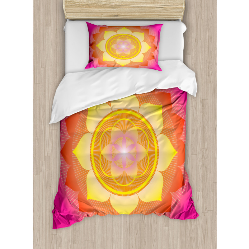 Lotus Planet Astral Cosmic Duvet Cover Set